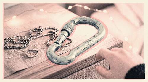 A Heavy Steel Carabiner