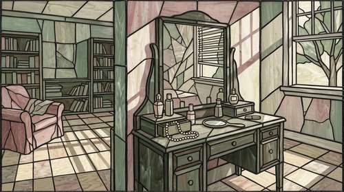 —and she didn't even bother to close the blinds