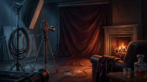 Cover image for Between Frames and Firelight