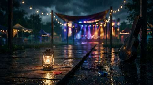 Cover image for Between Stage Lights and Summer Rain