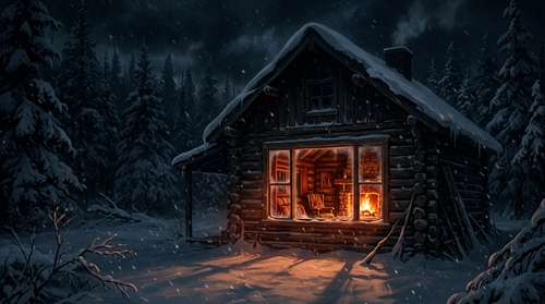 Cover image for Embers in a Snowbound Night