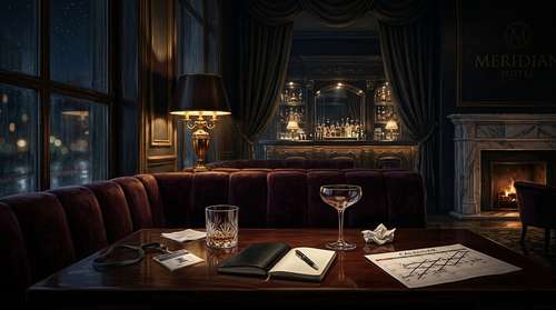 Cover image for Midnight at The Meridian Hotel