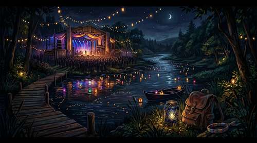 Cover image for Midnight at the River Stage