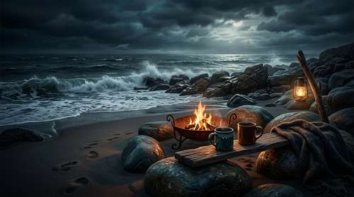 Cover image for Midnight Tides, Salted Wishes