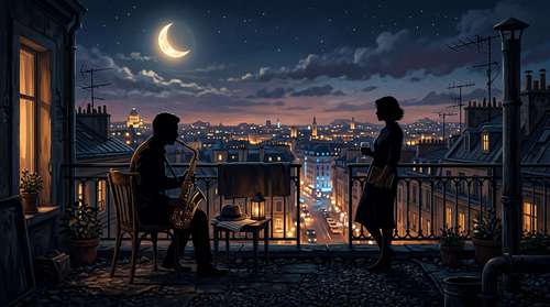 Cover image for Moonlight Between Two Notes