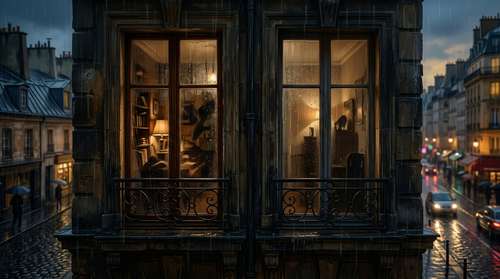 Cover image for Rain Between Two Windows