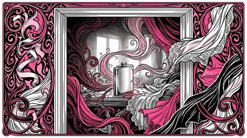 The Nicked Edge of a Silver Flask