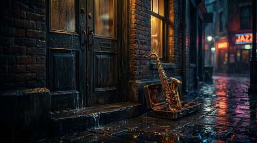 Cover image for When the Saxophone Waits