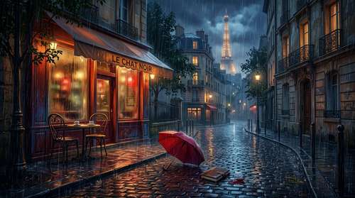 Cover image for Whispers Under Paris Rain